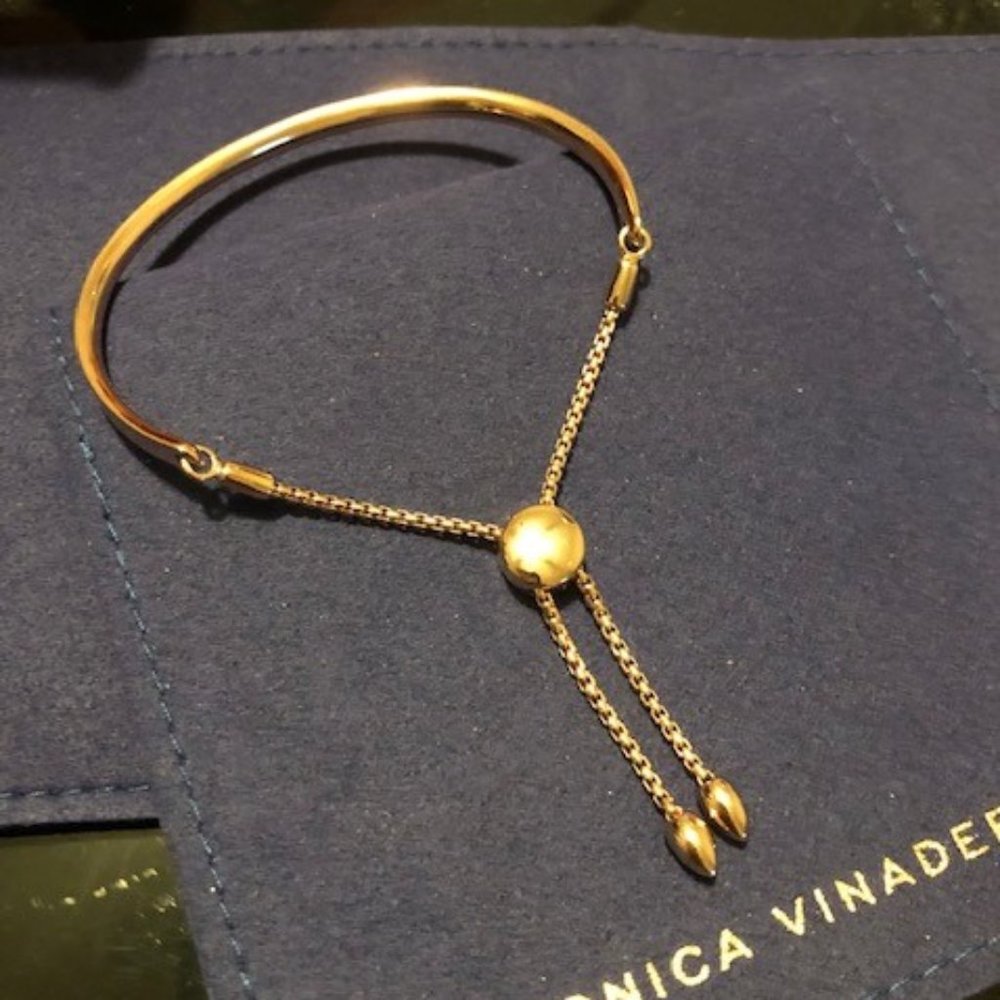 Monica Vinader Rose Gold Fiji Bracelet